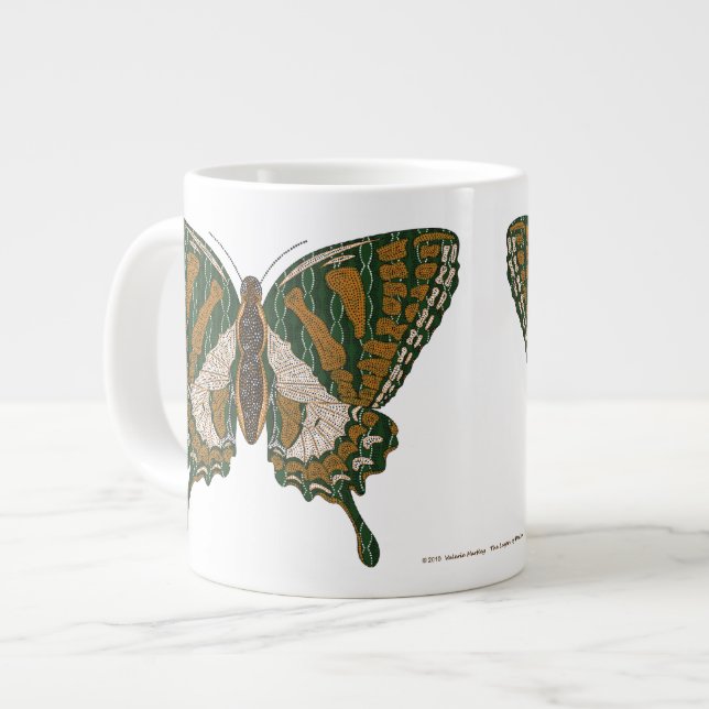 Aborigine-Frack Spezifische Tasse (Vorderseite Links)