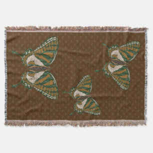 Aborigine Frack Throw Blanket Decke