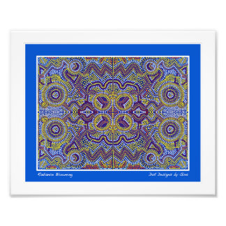 Aborigine-inspirierte Punktdesigns von Gina Fotodruck