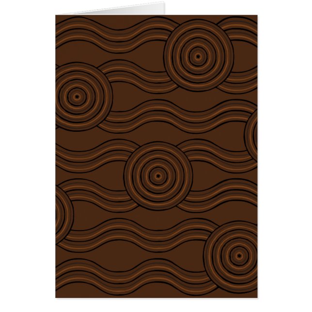 Aborigine-Kunst Erde (Vorne)