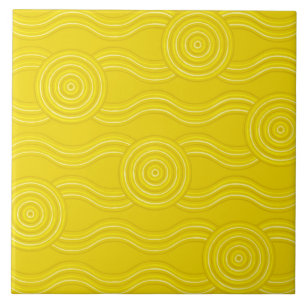 Aborigine-Kunst Fliese