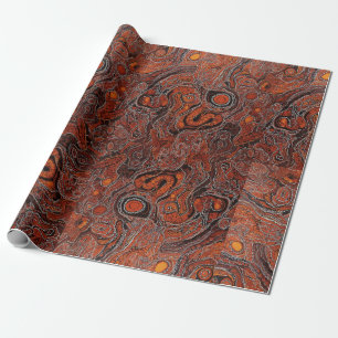 Aborigine-Kunst Inspiriert Wrapping Paper Geschenkpapier