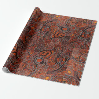 Aborigine-Kunst Inspiriert Wrapping Paper Geschenkpapier