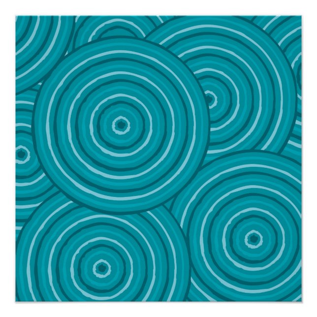 Aborigine-Leinenmalerei Poster (Vorderseite)