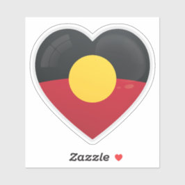 Aborigine-Liebe Aufkleber