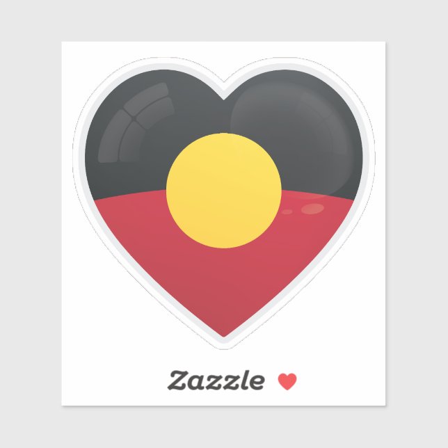 Aborigine-Liebe Aufkleber (Blatt)