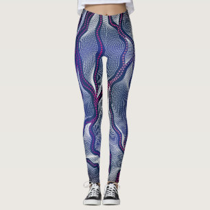 Aborigine-Muster 16 Scarf Leggings