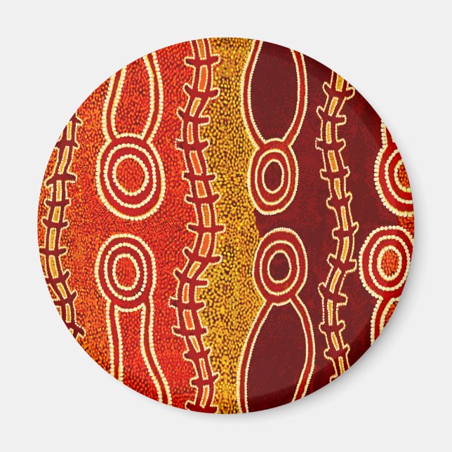Aborigine-Serpents. Magnet (Vorne)