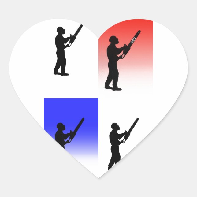 Aborist Trechirurgen Weihnachten Geschenk Herz-Aufkleber (Vorderseite)