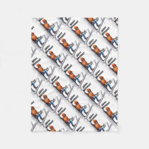 Aborist Tree Chirurg Geburtstag Geschenk. Fleecedecke