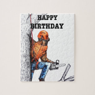 Aborist Tree Chirurg Geburtstag Geschenk. Puzzle