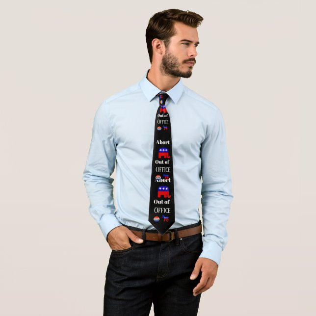 Abort GOP Out Necktie Krawatte (Beispiel)