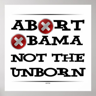 Abort Obama Poster