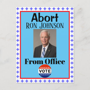 Abort Ron Johnson Postcard Postkarte