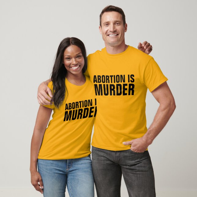 ABORTION IST MURDER, Pro-Life-T - Shirt (Unisex)
