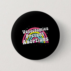 Abortionen verhindern Feminist Funny Pro Choice Button