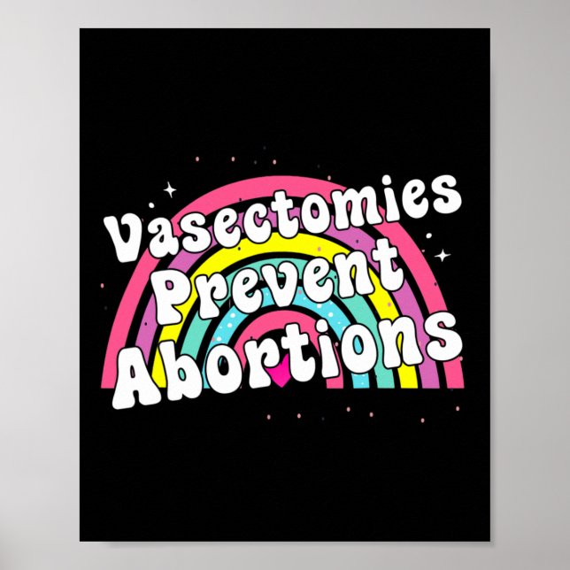 Abortionen verhindern Feminist Funny Pro Choice Poster (Vorne)