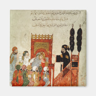 Abou Zayd, das in der Moschee predigt Magnet