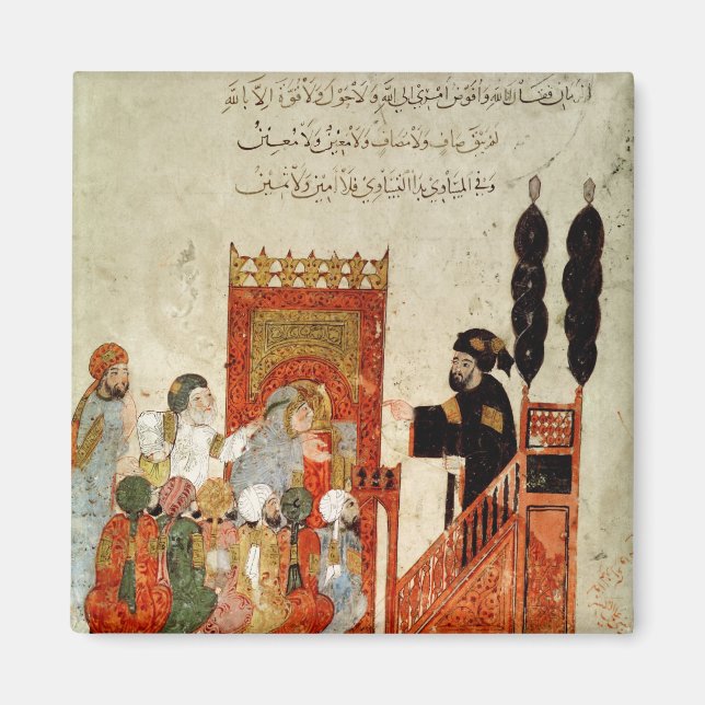 Abou Zayd predigt in der Moschee Magnet (Vorne)