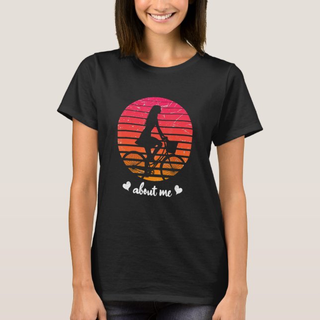 About Me Cyclist 1 T-Shirt (Vorderseite)