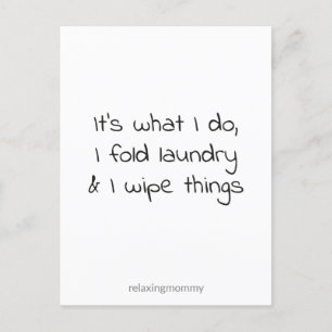 About the momlife, funny quote kaart feiertagspostkarte