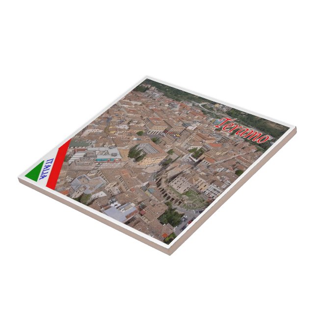 ABR010 TERAMO, Abruzzo, Italien, Fliese (Seite)