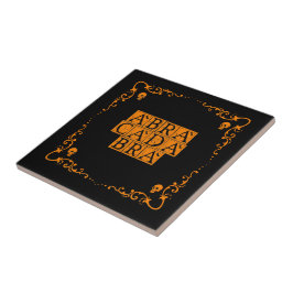 Abracadabra Magic Word Keramik Tile Fliese