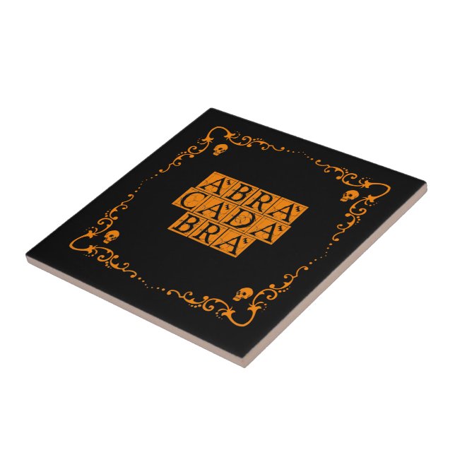 Abracadabra Magic Word Keramik Tile Fliese (Seite)