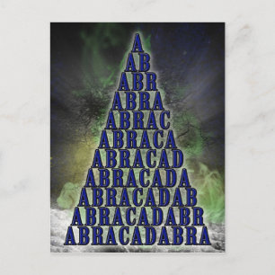 Abracadabra Postkarte