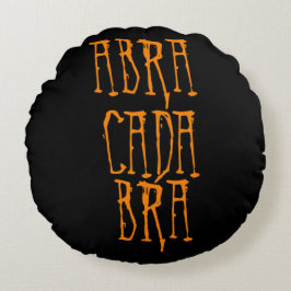 Abracadabra Rundpilz Rundes Kissen