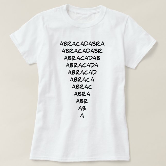 ABRACADABRA T-Shirt (Design vorne)