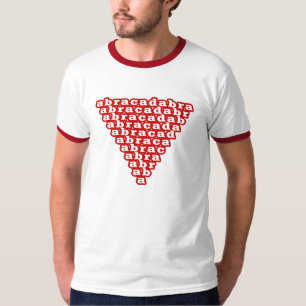 Abracadabra Umgedrehtes Dreieck Magischer Talisman T-Shirt