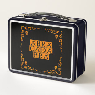 Abracadabra Zauberwort Metall Brotdose