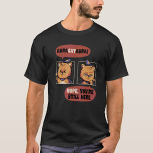 Abracatabra-Zauber Antisoziale Katzenhexerei T-Shirt