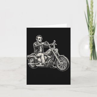 Abraham Abe Lincoln Motorrad Amerikanischer Biker Karte