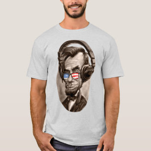 Abraham Chillincoln Lincoln Patriotische Sonnenbri T-Shirt