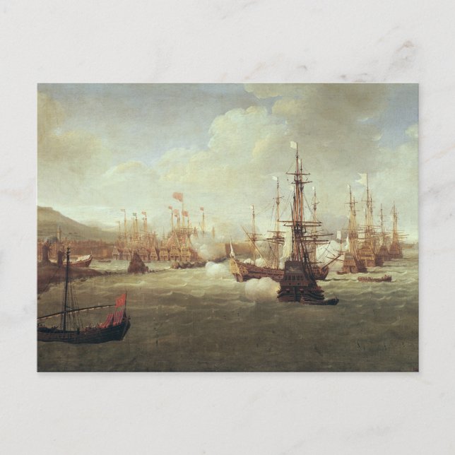 Abraham Duquesne in Chios, nach 1681 Postkarte (Vorderseite)