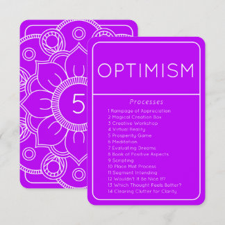 Abraham Hicks Optimismus Law of Attraction Card Einladung