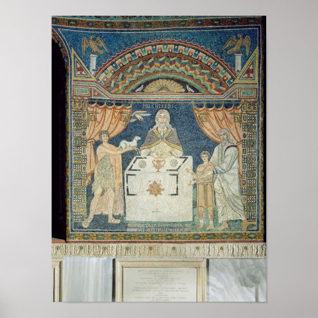 Abraham, Isaac und Melchisedech Poster (Vorne)