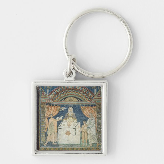 Abraham, Isaac und Melchisedech Schlüsselanhänger (Vorne)