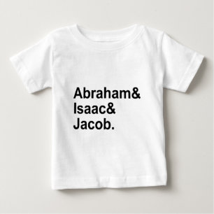 Abraham Isaak Jakob   3 Patriarchen des Judentums Baby T-shirt