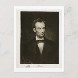 Abraham Lincoln, 16. Präsident der Vereinigten Sta Postkarte