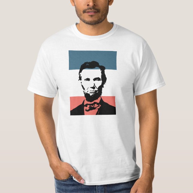 Abraham Lincoln-16. Präsident T-Shirt (Vorderseite)
