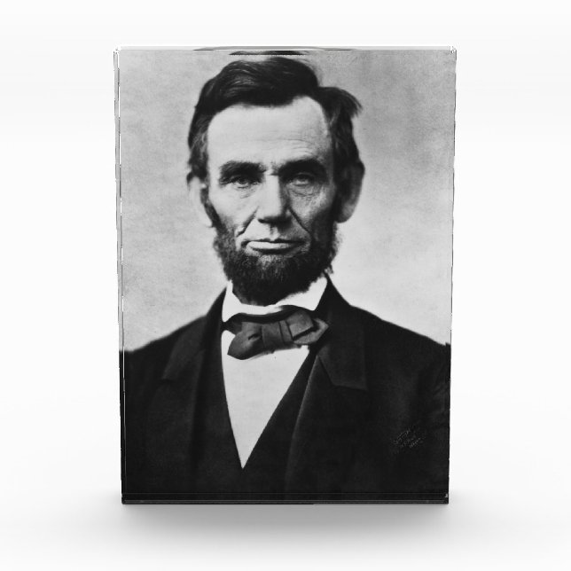 Abraham Lincoln: 16. Präsident von Amerika Fotoblock (Vorderseite)
