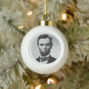 Abraham Lincoln: 16. Präsident von Amerika Keramik Kugel-Ornament