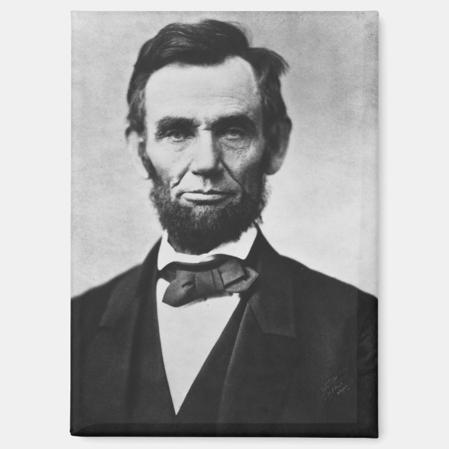 Abraham Lincoln: 16. Präsident von Amerika Magnet (Vorderseite)