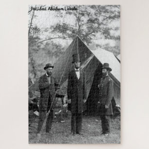 Abraham Lincoln 16. Präsident von Amerika. Puzzle