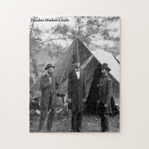 Abraham Lincoln 16. Präsident von Amerika. Puzzle