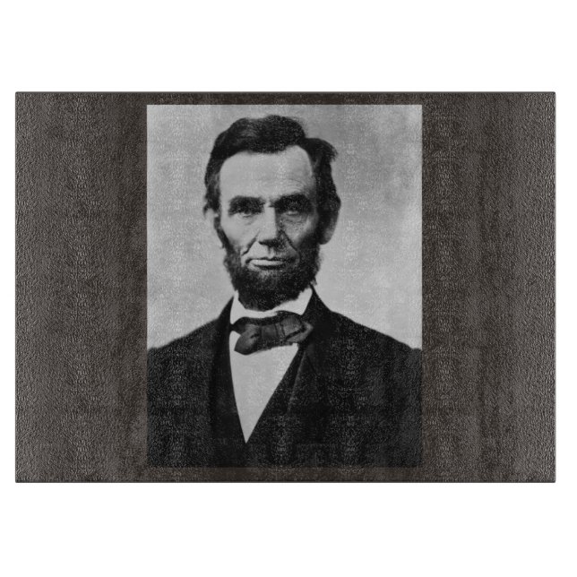 Abraham Lincoln: 16. Präsident von Amerika Schneidebrett (Vorderseite)