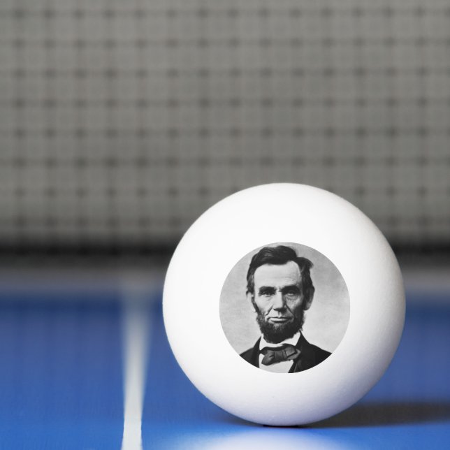 Abraham Lincoln: 16. Präsident von Amerika Tischtennisball (Netto)